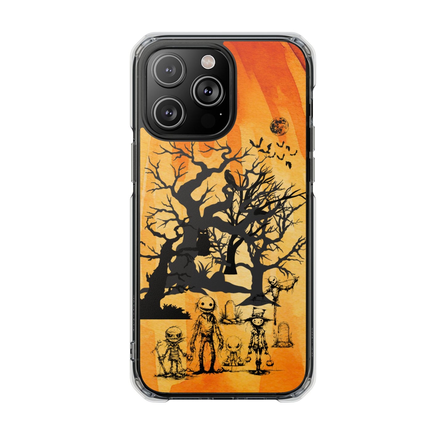 Clear Magnetic Phone Case – Hollow Night