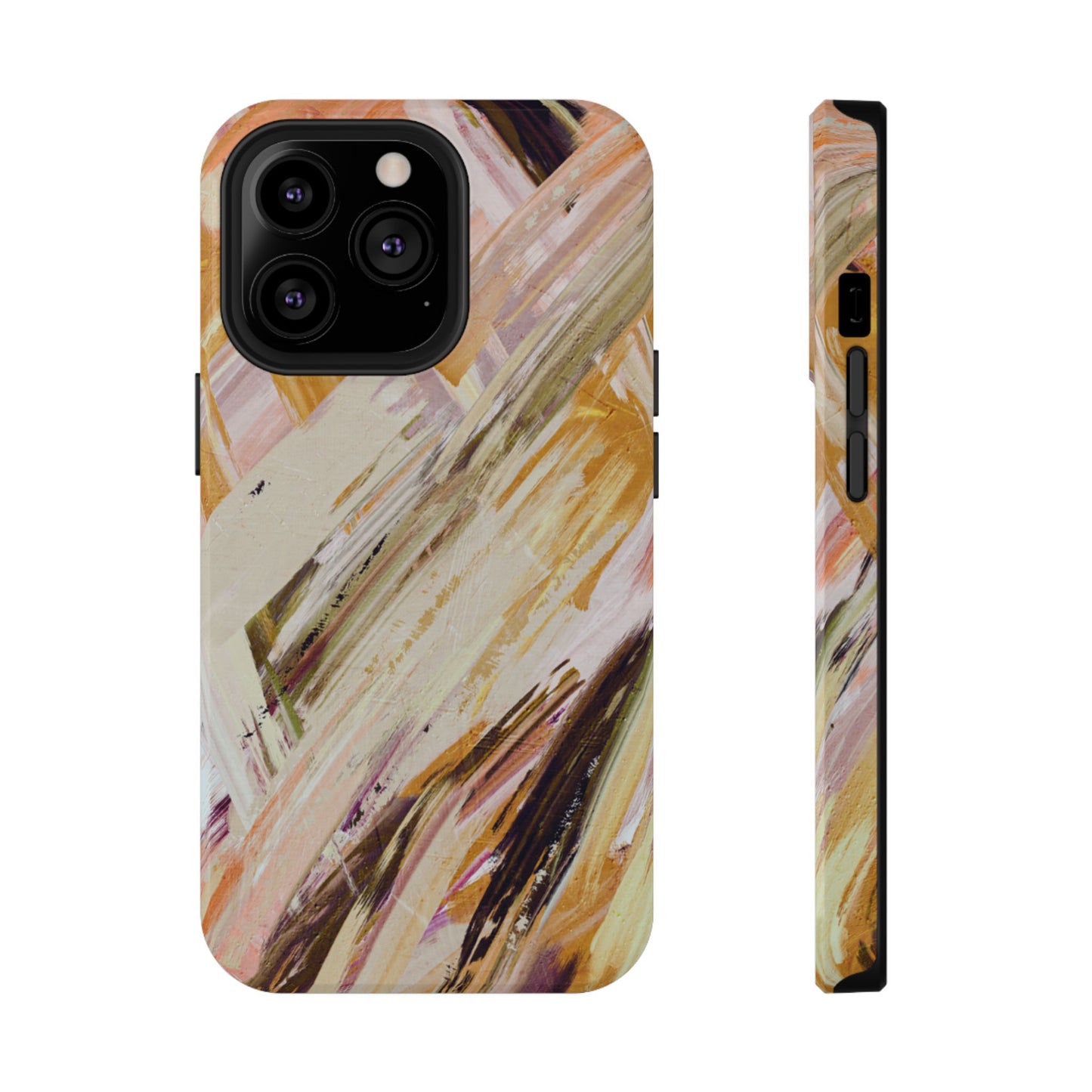 Impact-Resistant Phone Case – Brush & Bronze