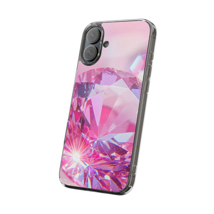 Clear Phone Case – Pink Ice