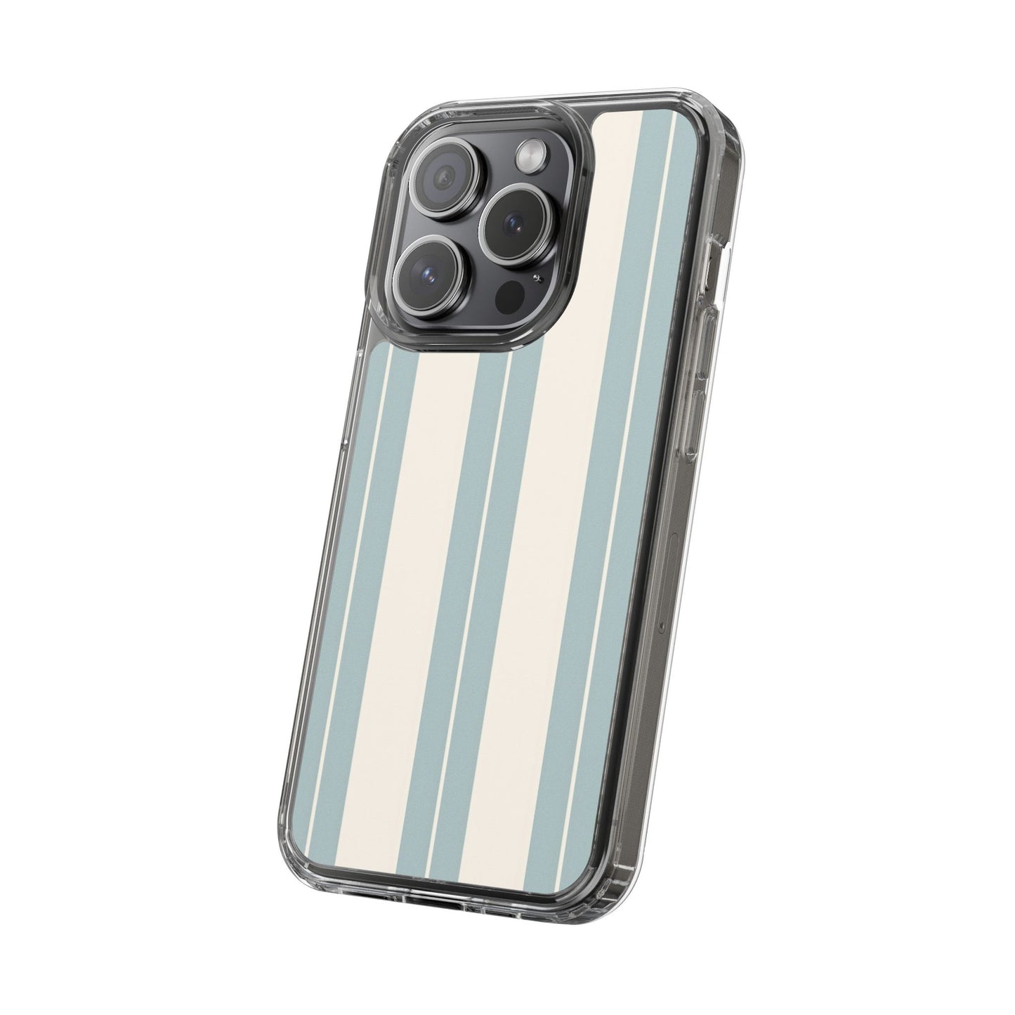 Clear Phone Case – Coastal Stripe
