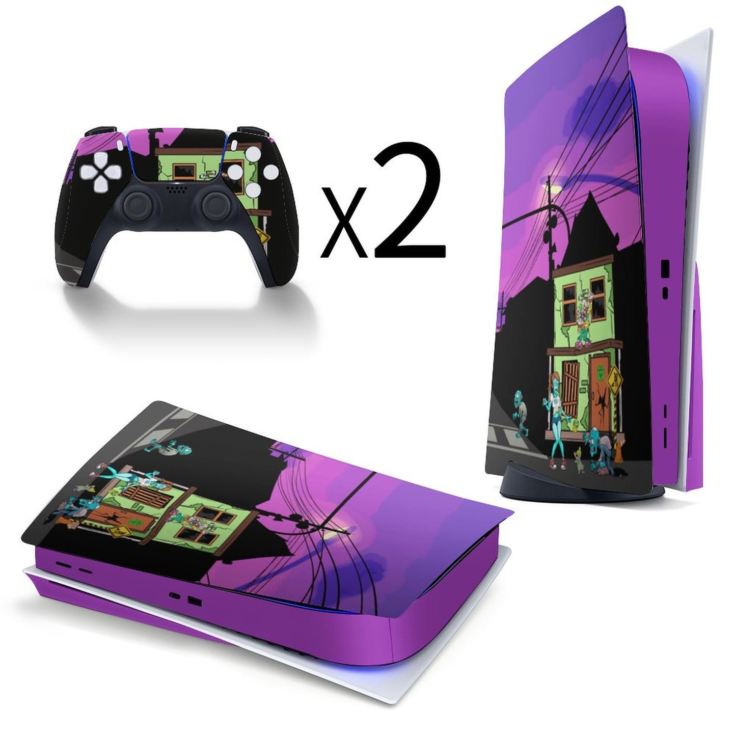 Custom PS5 Controller Console Stickers (Dis Version)