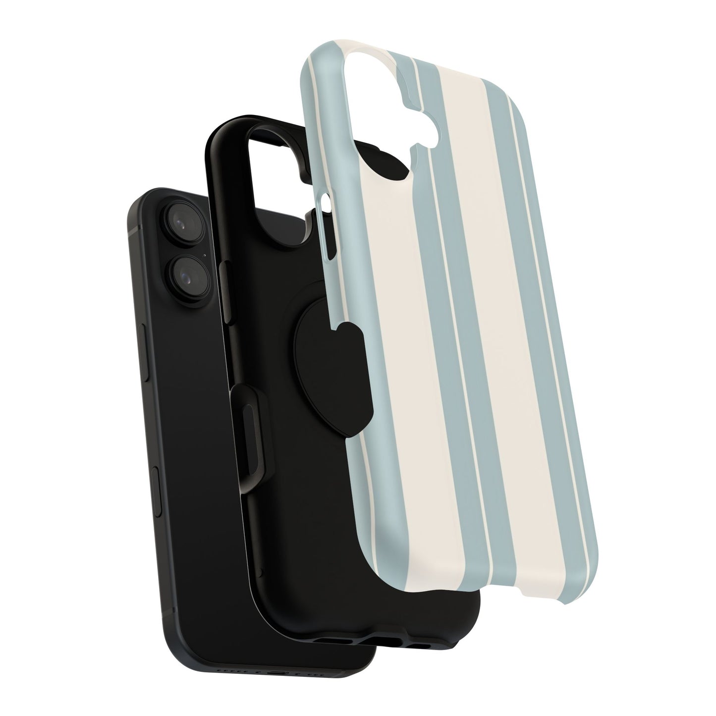 Impact-Resistant Phone Case – Coastal Stripe