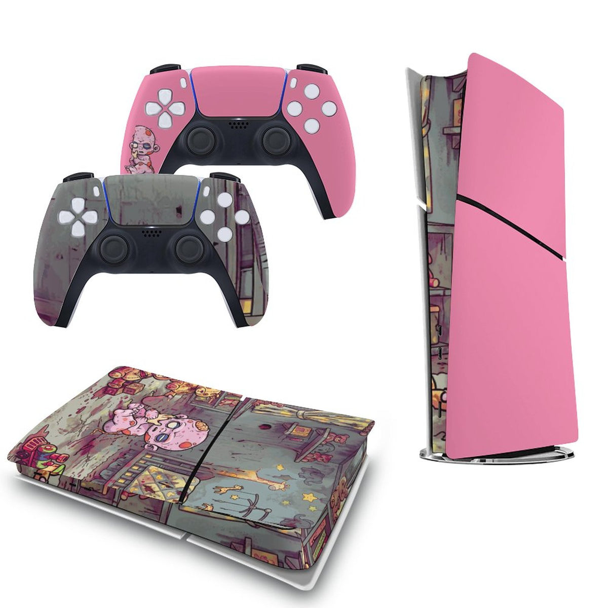 Console Skin Kit – Little Nightmare – Compatible with PlayStation 5 Slim Digital Edition