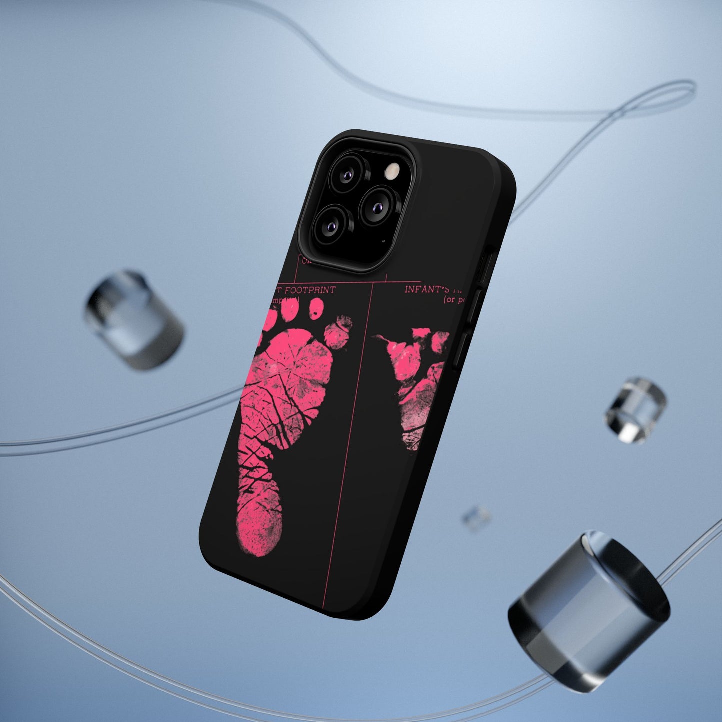 Wireless-Charging Compatible Case – Mom’s Little Pink Footprints