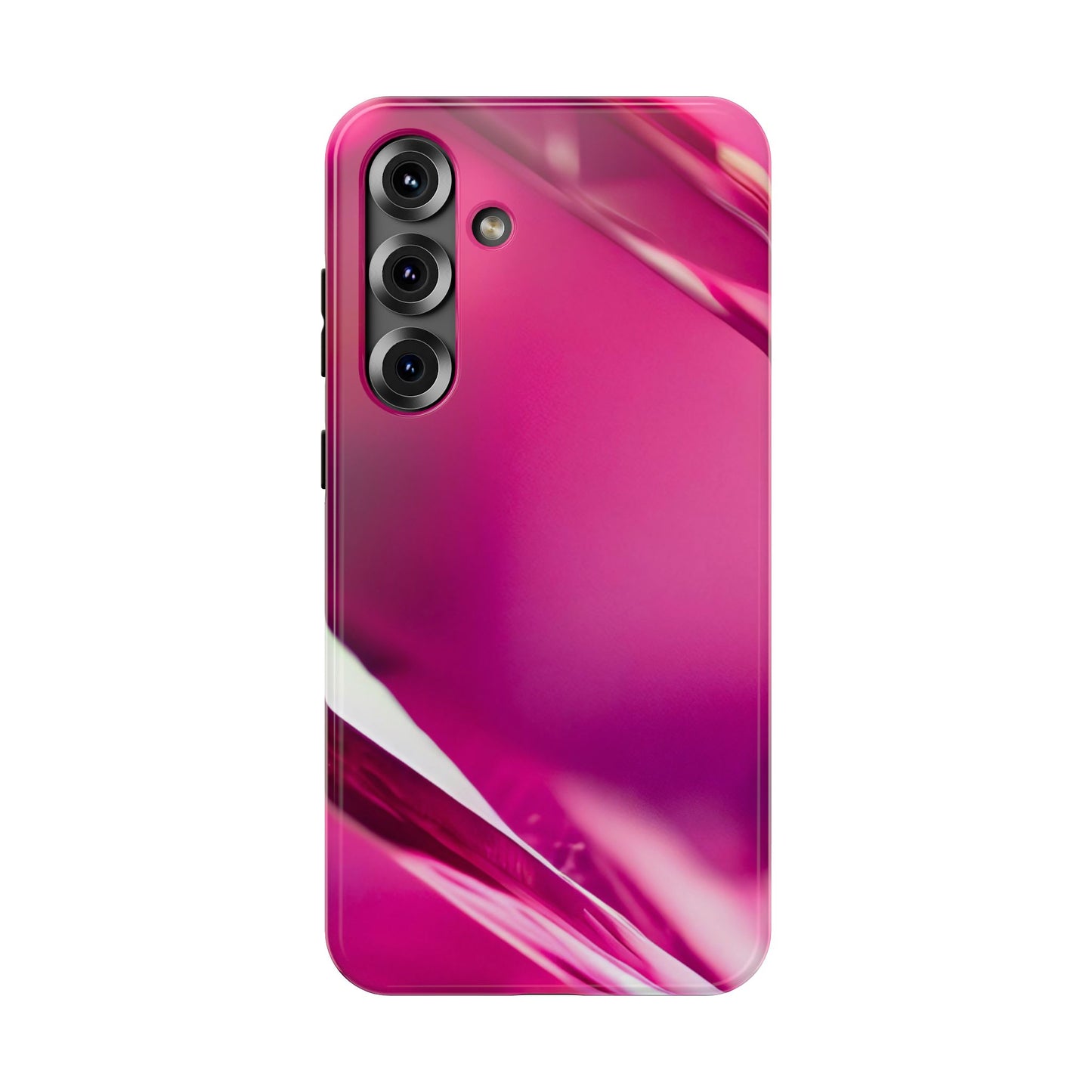 Impact-Resistant Phone Case – Magenta Motion