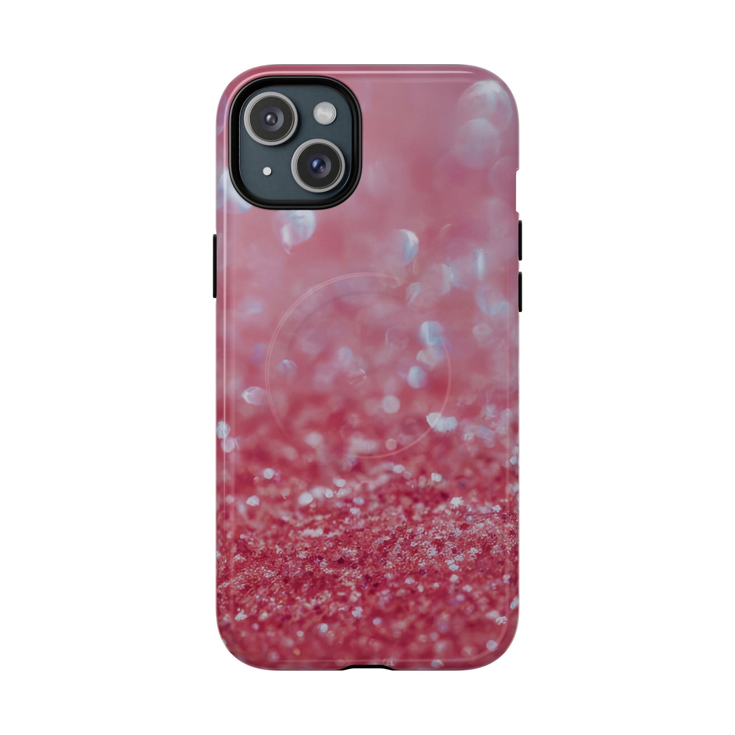 Protective Magnetic Phone Case – Rosé Sparkle