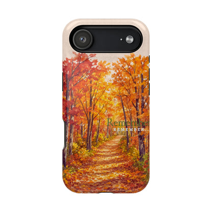 Impact-Resistant Phone Case – Autumn Remembered – Compatible with iPhone 11–17 & Samsung Galaxy S22–S26 Series