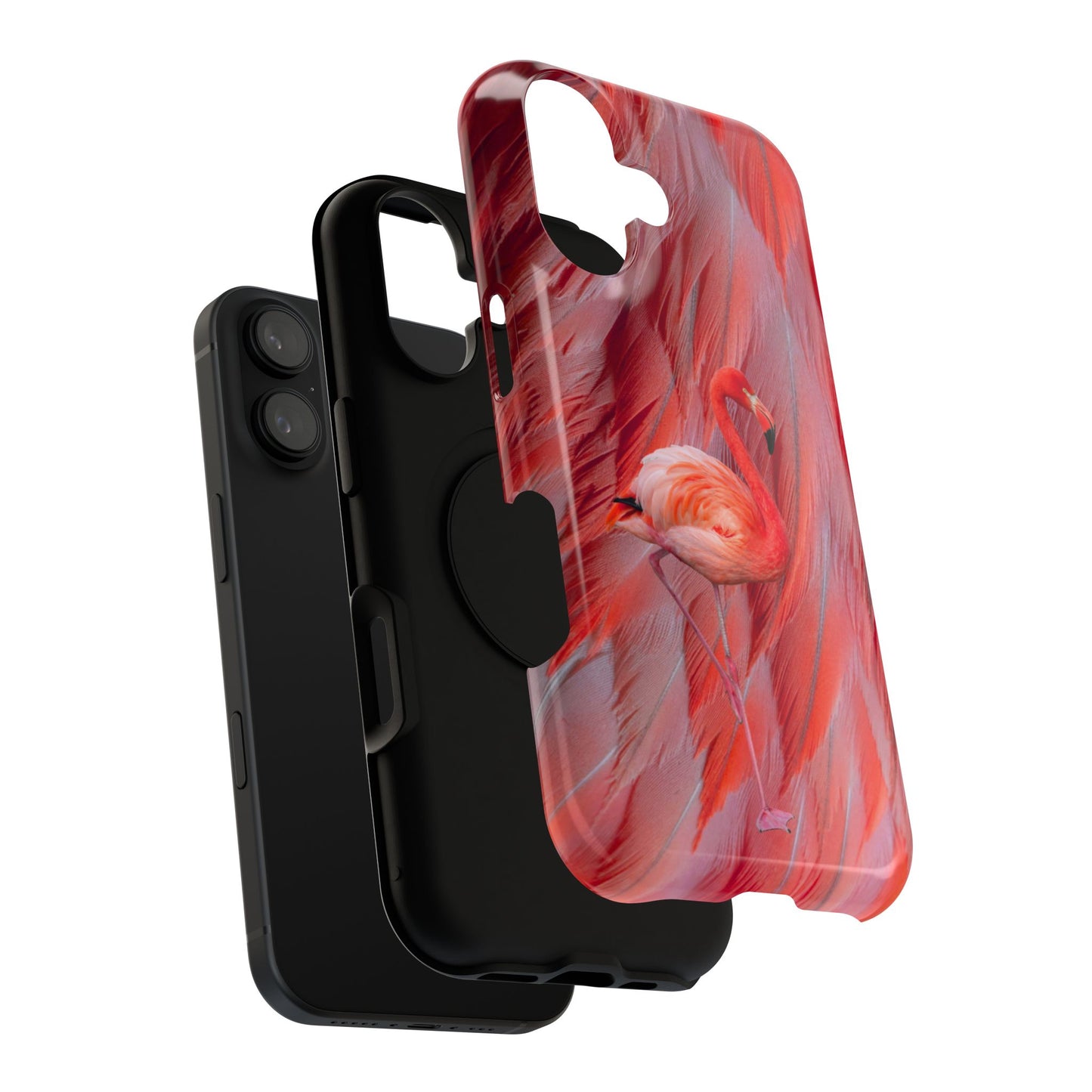 Impact-Resistant Phone Case – Scarlet Plume