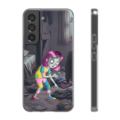 Zombie Girl Phone Case — Cute Creepy Cartoon Phone Cover