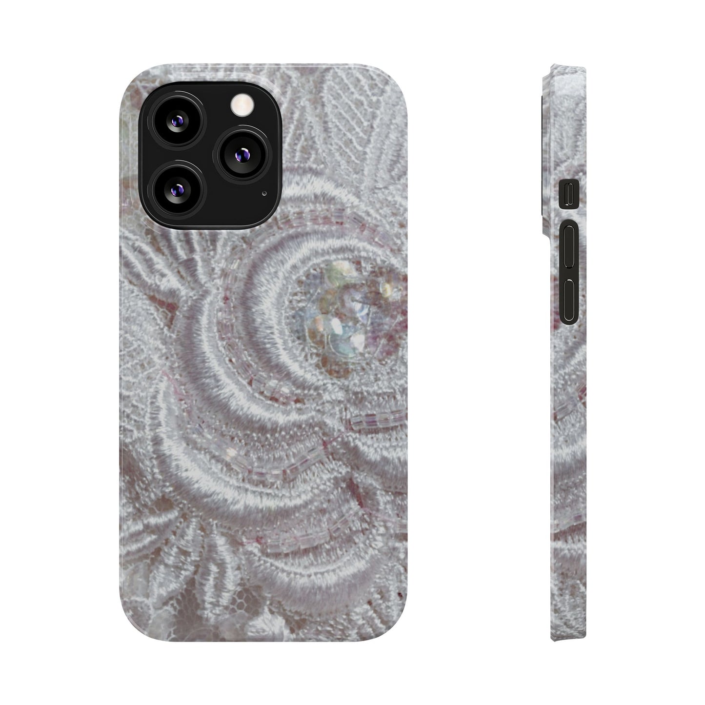 Slim Phone Case – Lace Veil