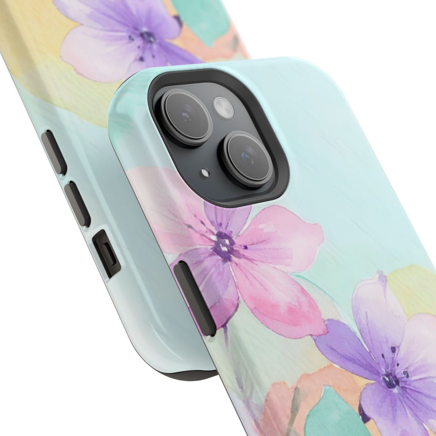 Wireless-Charging Compatible Case – Water Petal