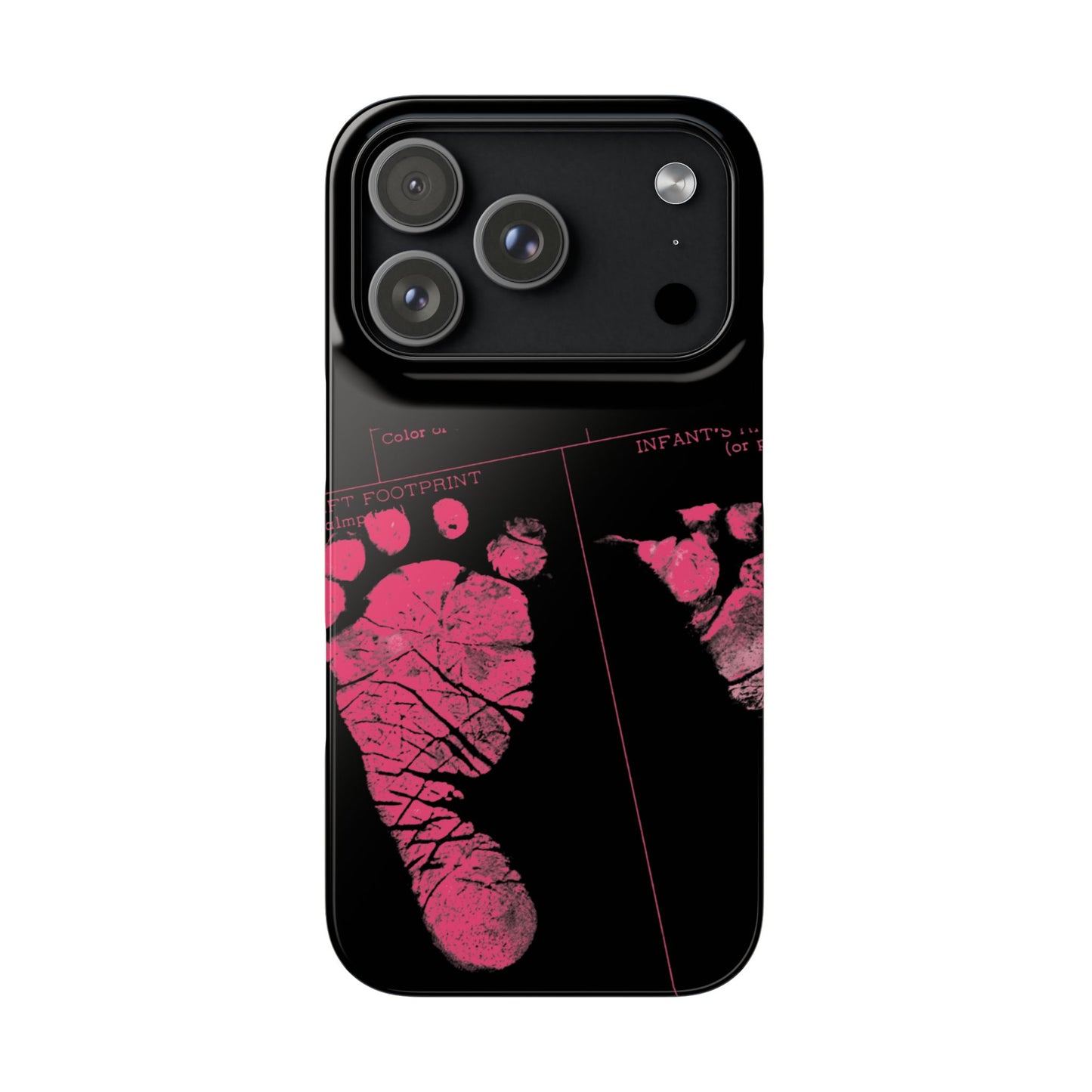 Snap Phone Case – Mom’s Little Pink Footprints