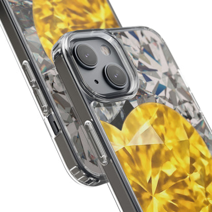 Clear Phone Case – Heart of Gold