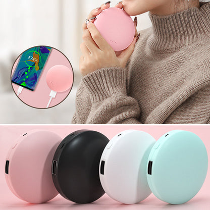 Power Bank Hand Warmer – Compact Round