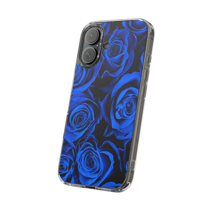 Clear Phone Case – Midnight Bloom