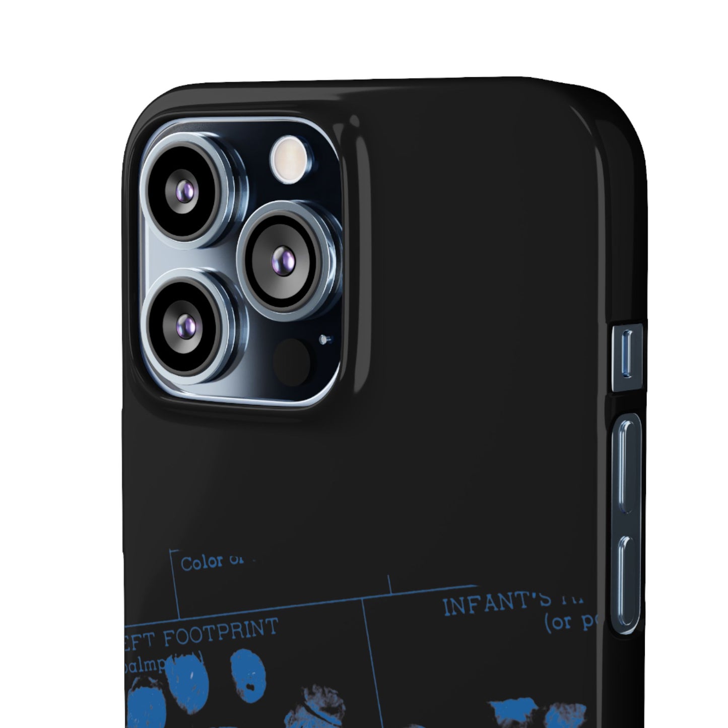 Snap Phone Case – Mom’s Little Blue Footprints