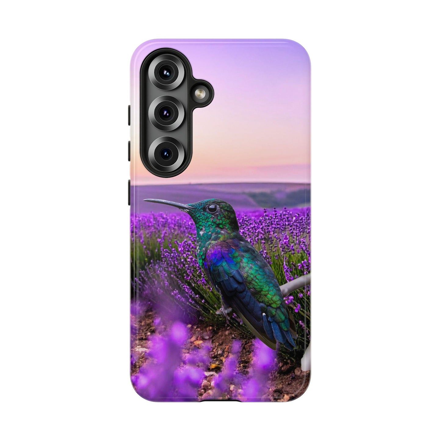 Protective Phone Case – Hummingbird Reverie