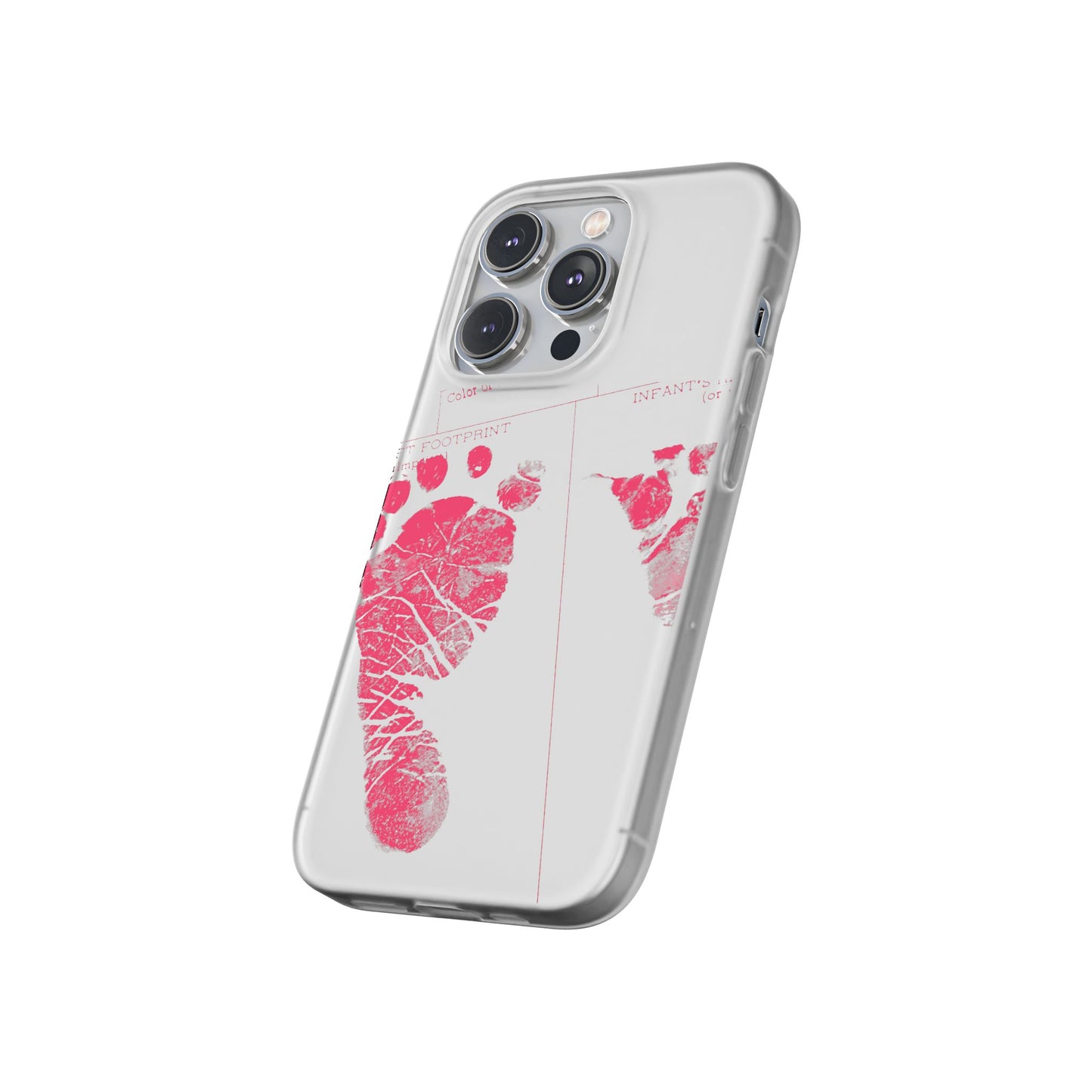 Flexi Case – Mom’s Little Pink Footprints