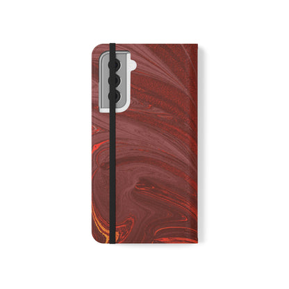 Flip Case – Crimson Current