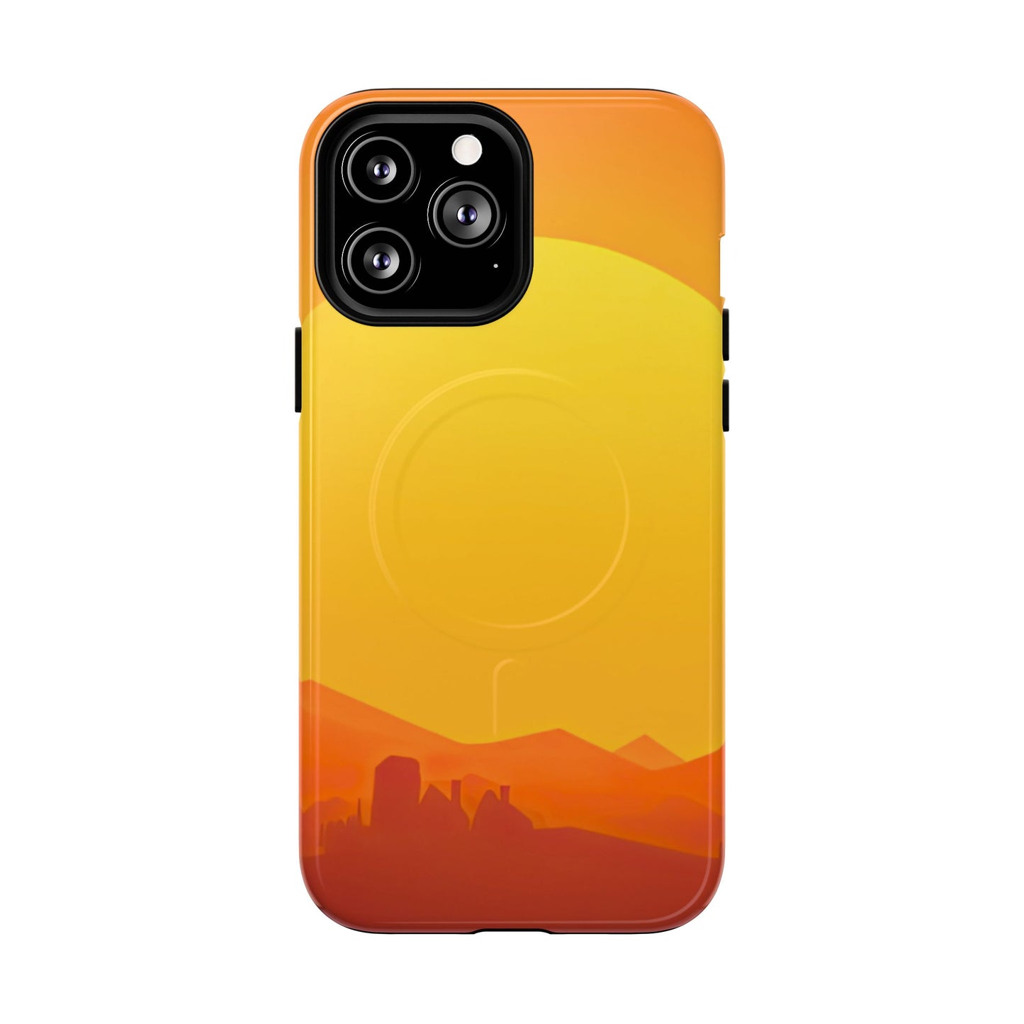 Protective Magnetic Phone Case — Desert Sunrise