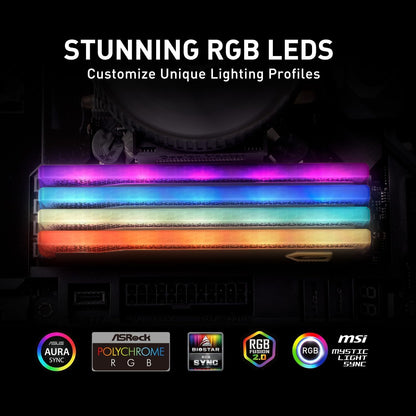 Orion RGB DDR4 RAM, 16GB (8Gbx2) 3200Mhz 1.35V XMP2.0, Intel/Amd Compatible, Long DIMM High Speed Desktop Memory, Hardcore Immersive Gaming/Multimedia Content Creation/Quality Live Streaming