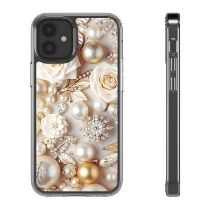 Clear Phone Case – Ivory Opulence