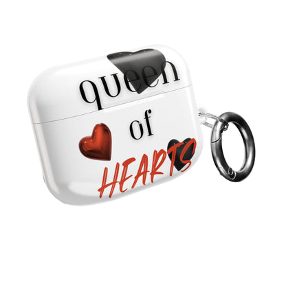 Earbud Case Cover – Queen of Hearts