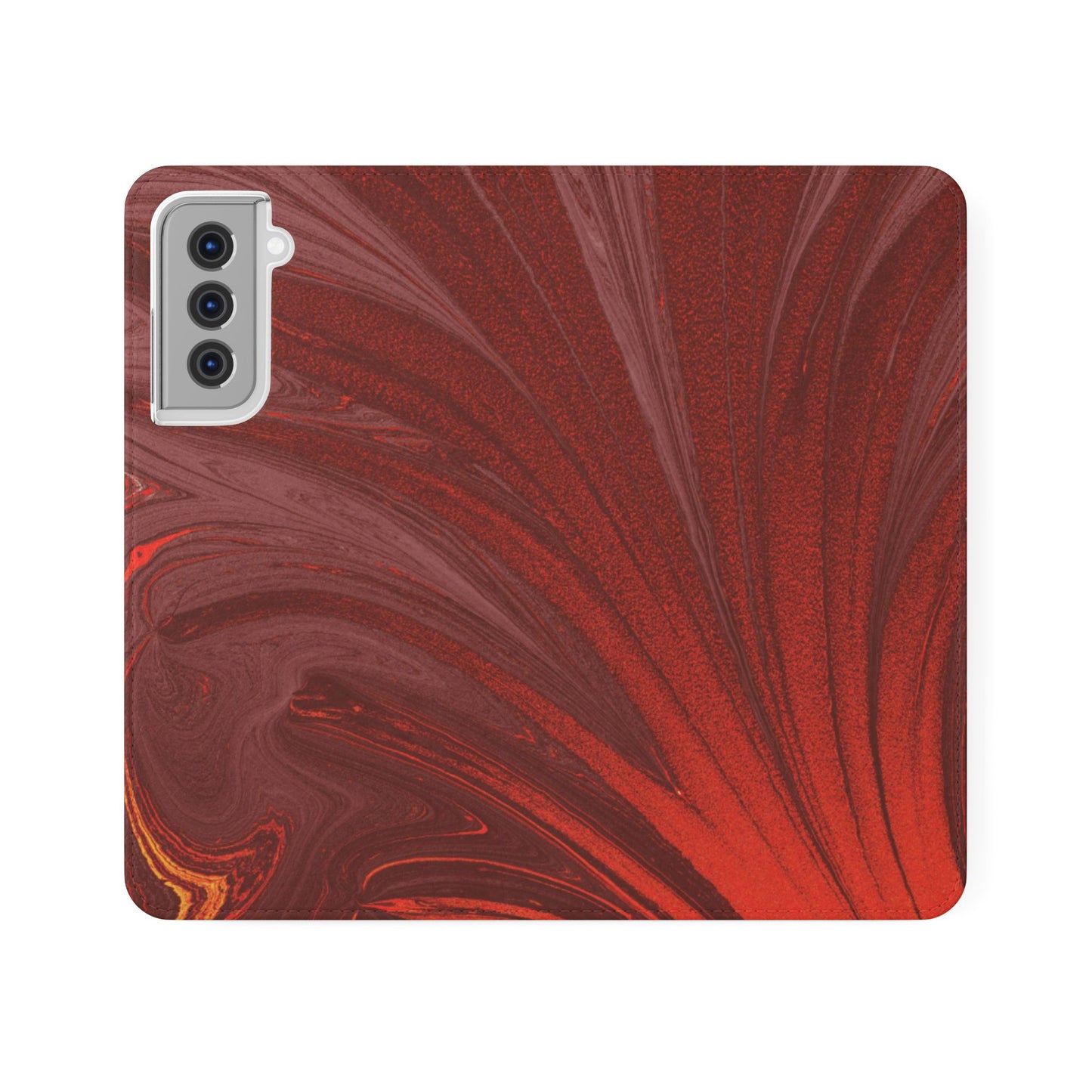 Flip Case – Crimson Current