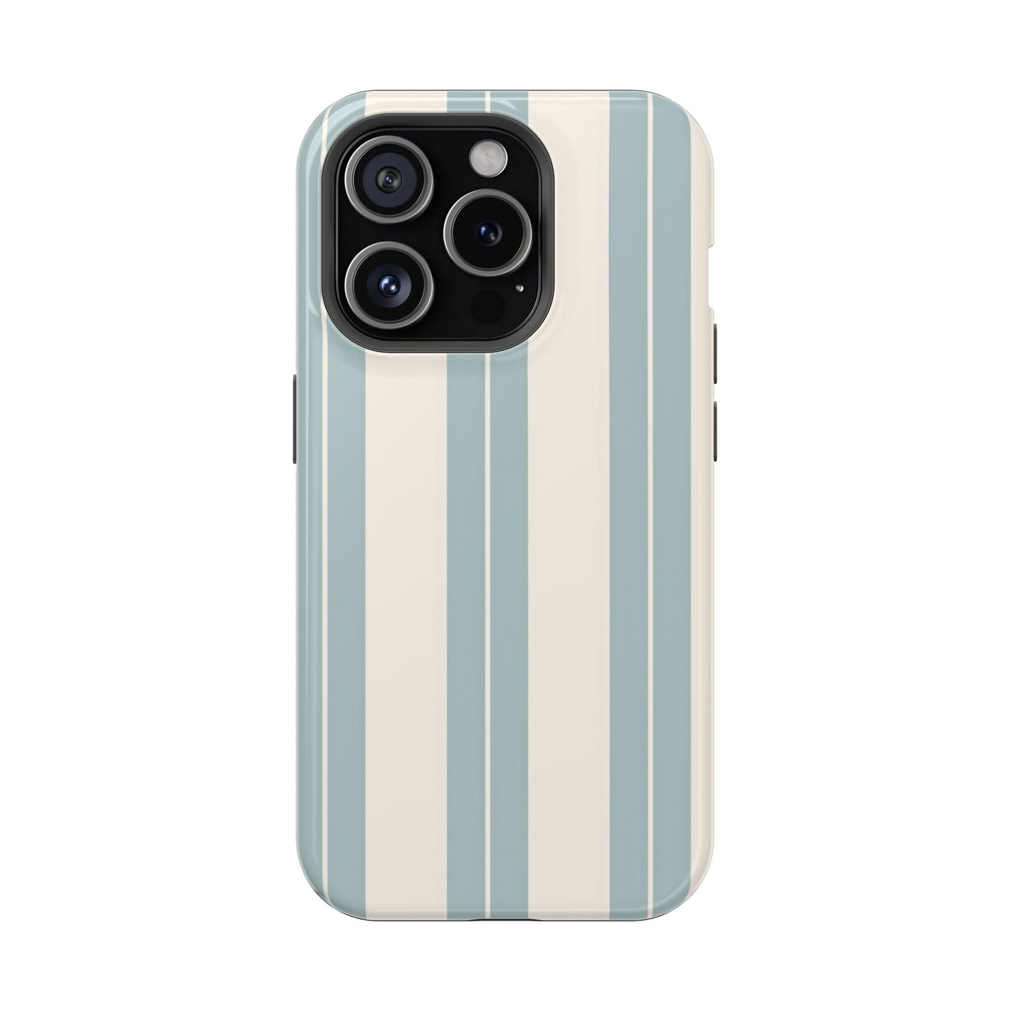 Wireless-Charging Compatible Case – Coastal Stripe