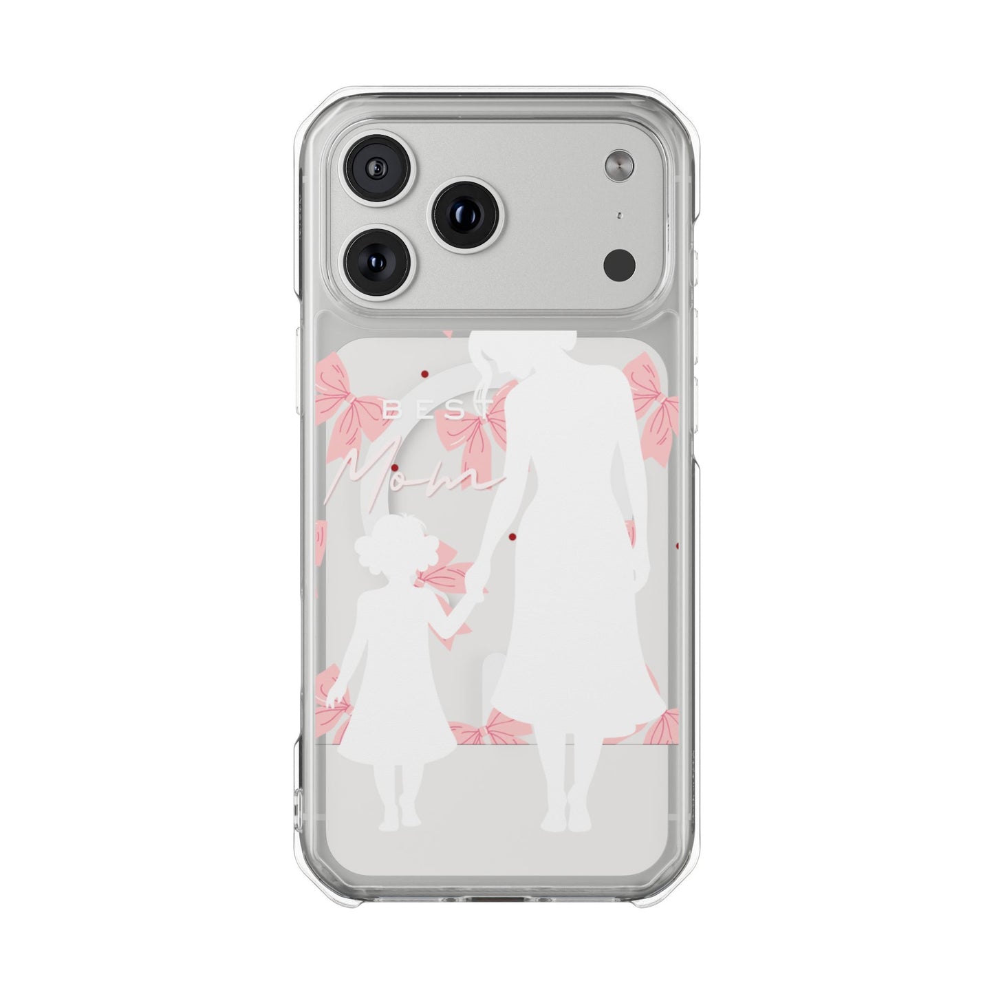Clear Magnetic Phone Case – Best Mom: My Little Girl