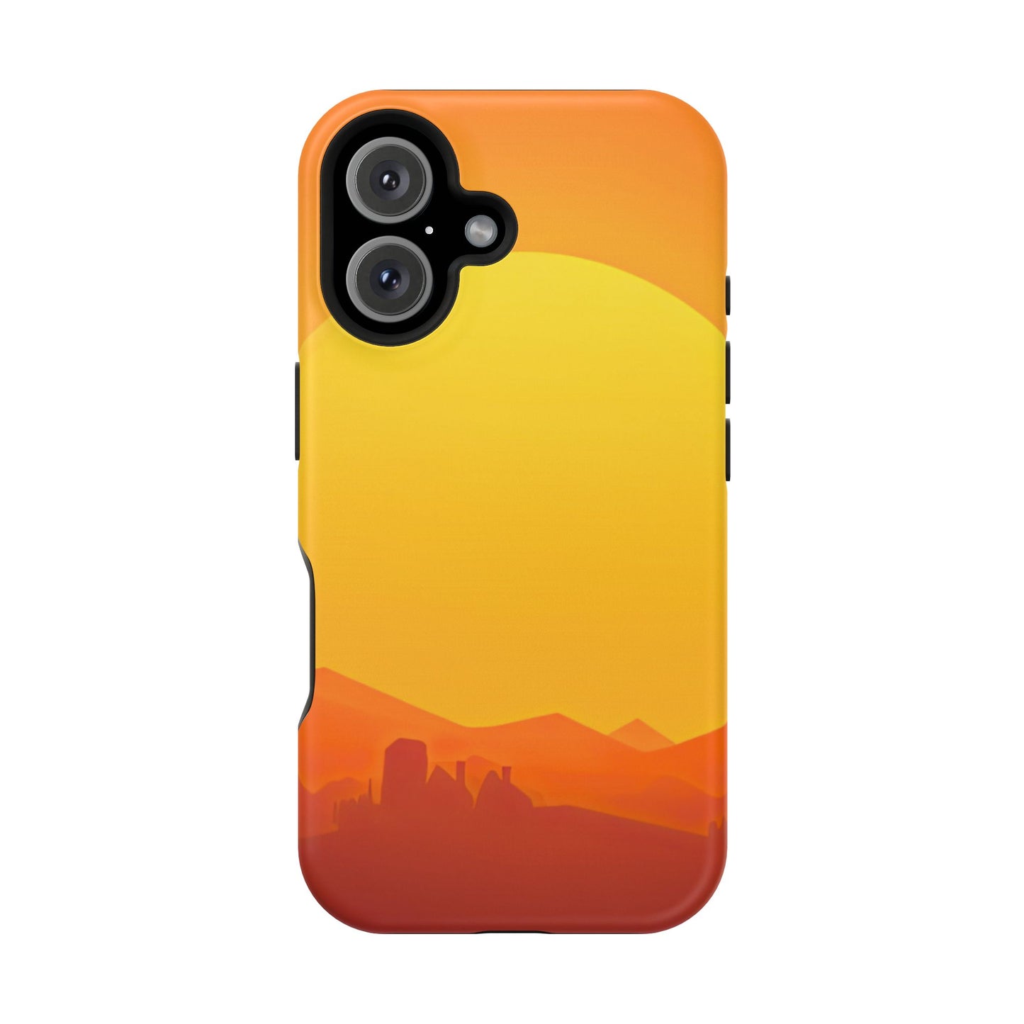 Wireless-Charging Compatible Case – Desert Sunrise