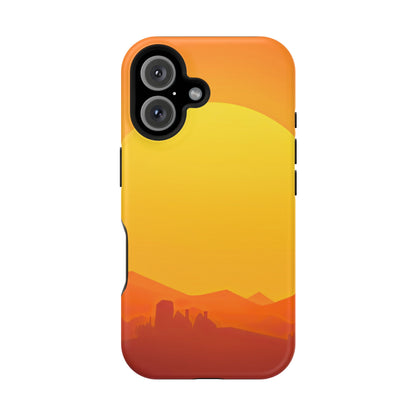 Wireless-Charging Compatible Case – Desert Sunrise