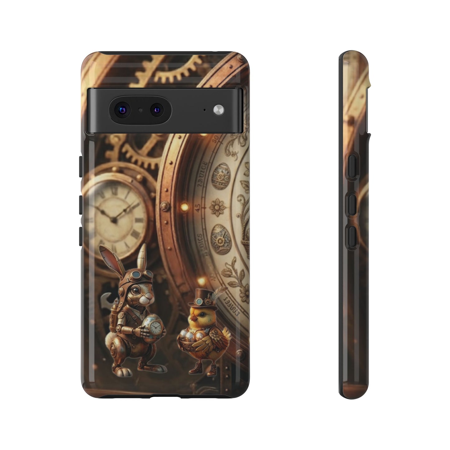 Protective Phone Case – Clockwork Cottontail