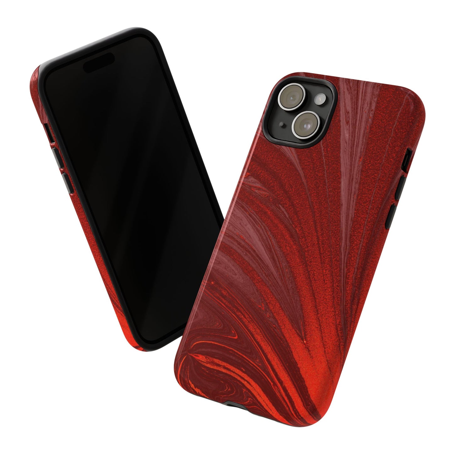 Protective Phone Case – Crimson Current