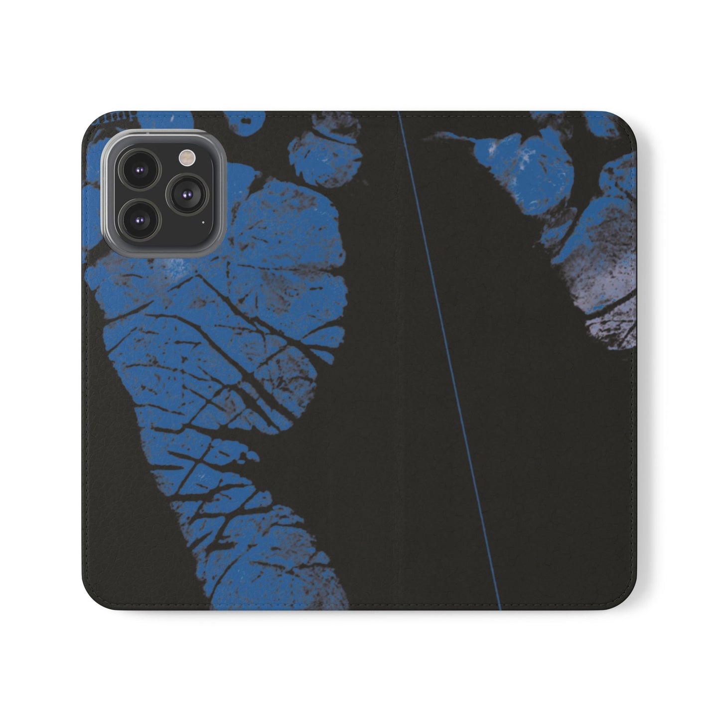 Flip Case – Mom’s Little Blue Footprints