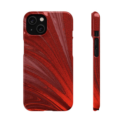 Snap Phone Case – Crimson Current