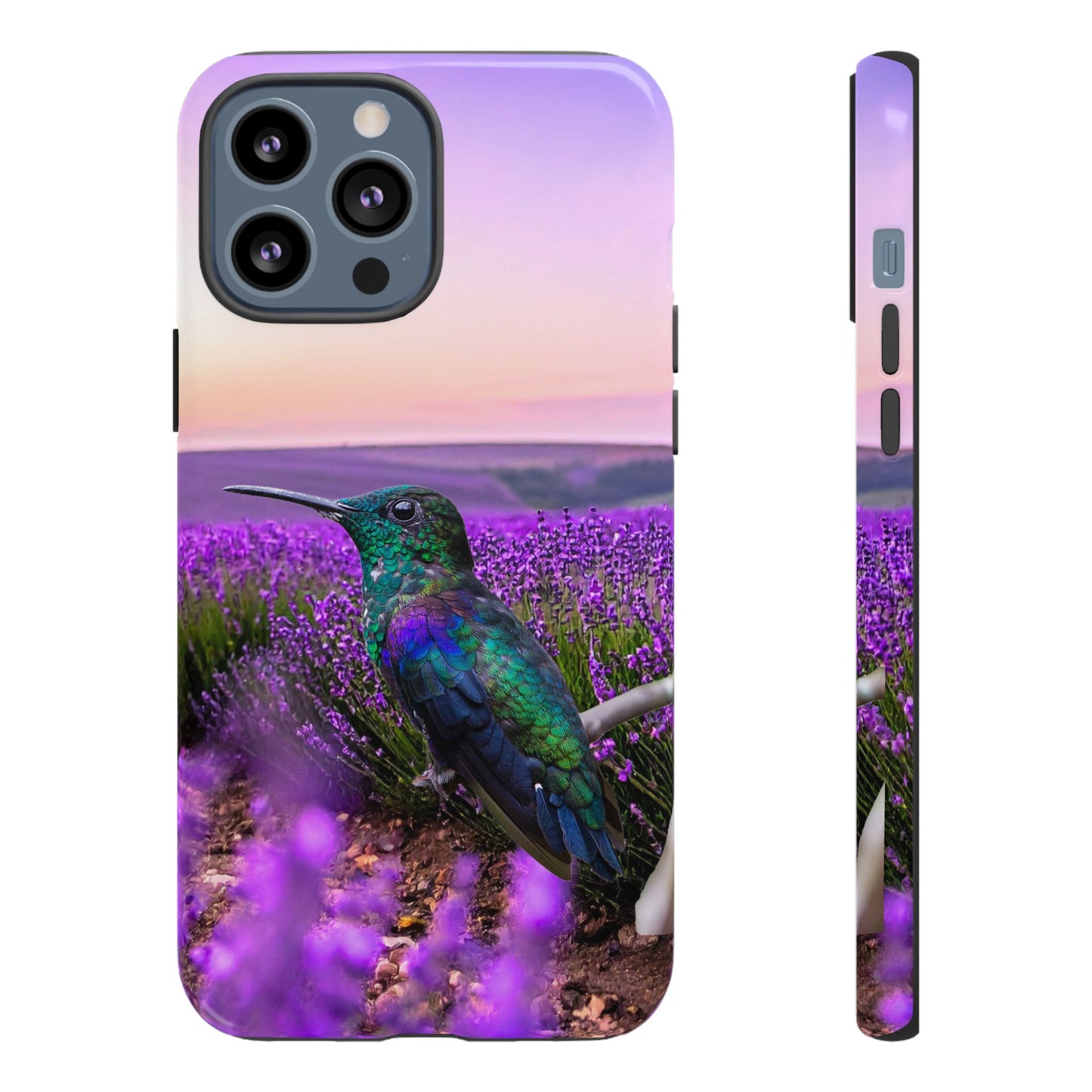 Protective Phone Case – Hummingbird Reverie