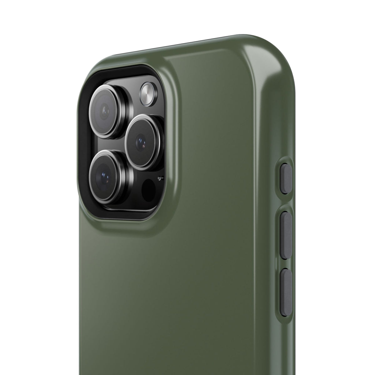 Impact-Resistant Phone Case — Military Green Protective Shockproof Cover