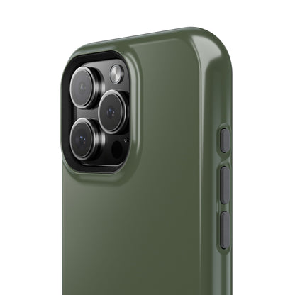 Impact-Resistant Phone Case — Military Green Protective Shockproof Cover