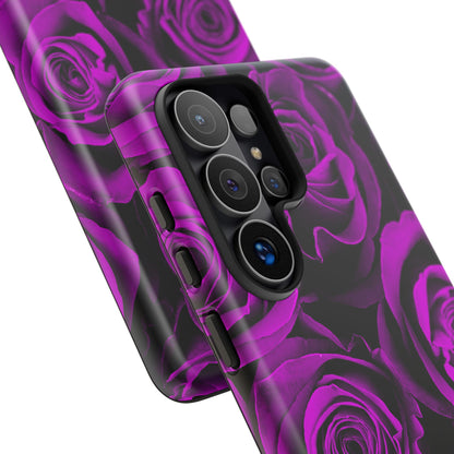 Protective Phone Case – Amethyst Roses