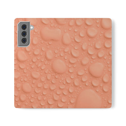 Flip Case - Apricot Rain