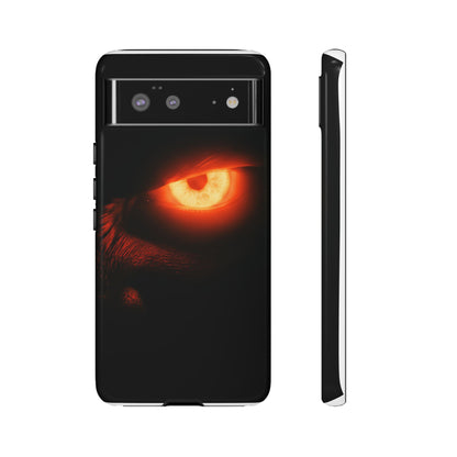 Protective Phone Case – Blazing Monster Eyes