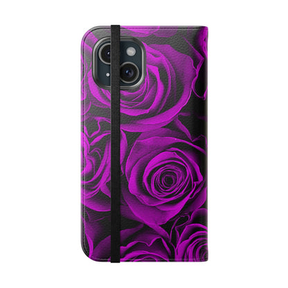 Flip Case – Amethyst Roses
