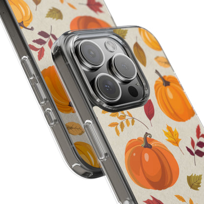 Clear Phone Case – Falling for Pumpkin