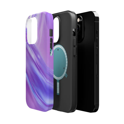 Wireless-Charging Compatible Case – Lavender Wave