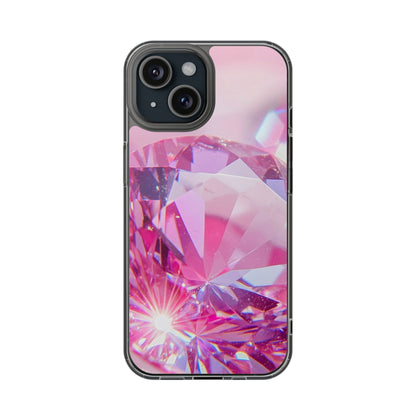 Clear Magnetic Phone Case – Pink Ice