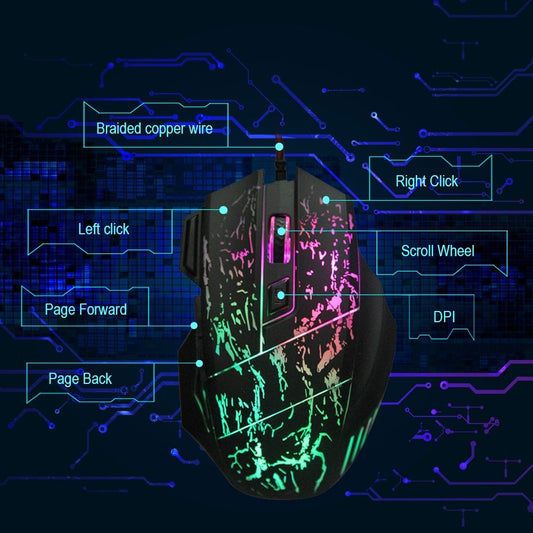 Gaming Mouse - High-Precision Computer Mouse for Gaming & Esports