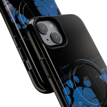 Protective Magnetic Phone Case – Mom’s Little Blue Footprints