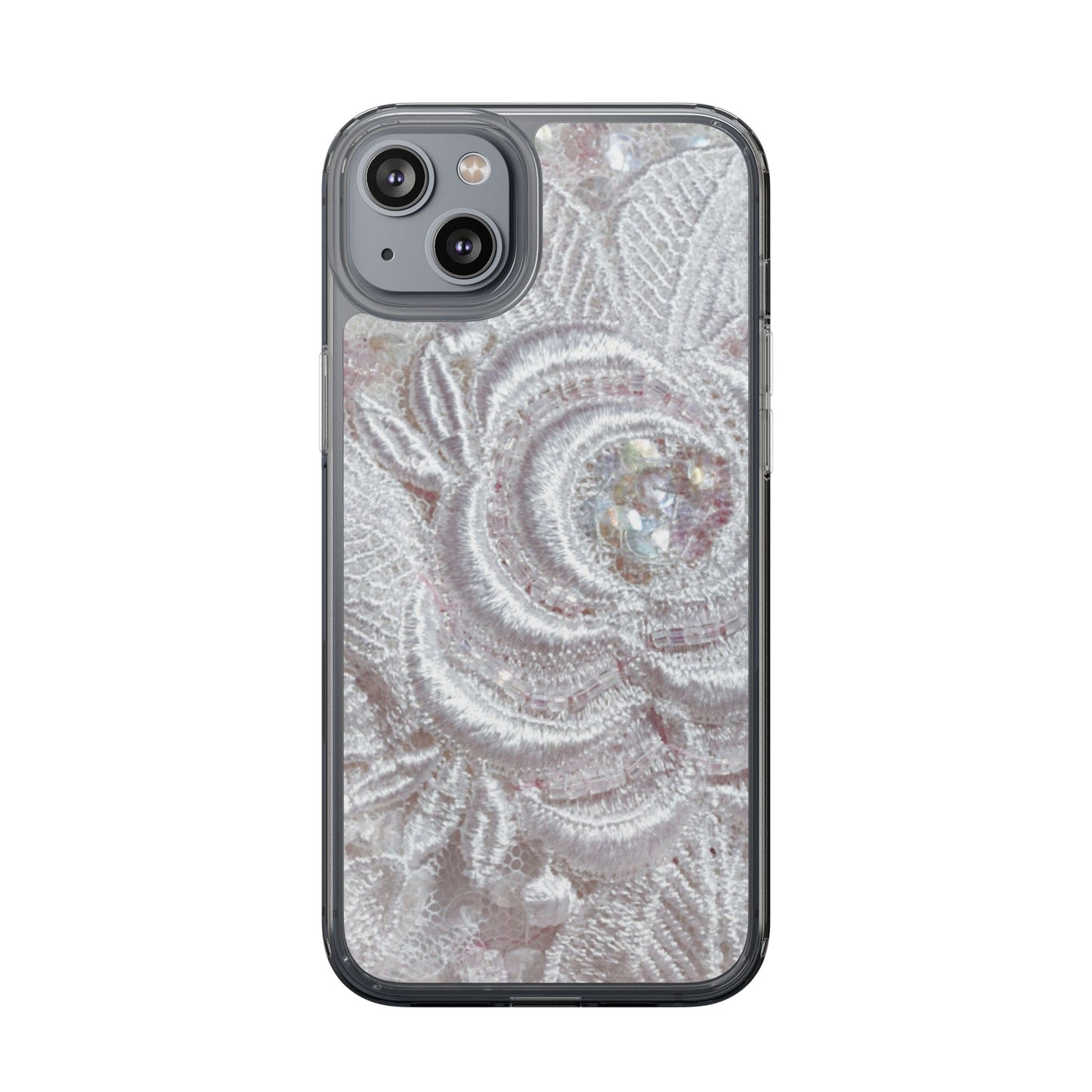 Clear Phone Case – Lace Veil