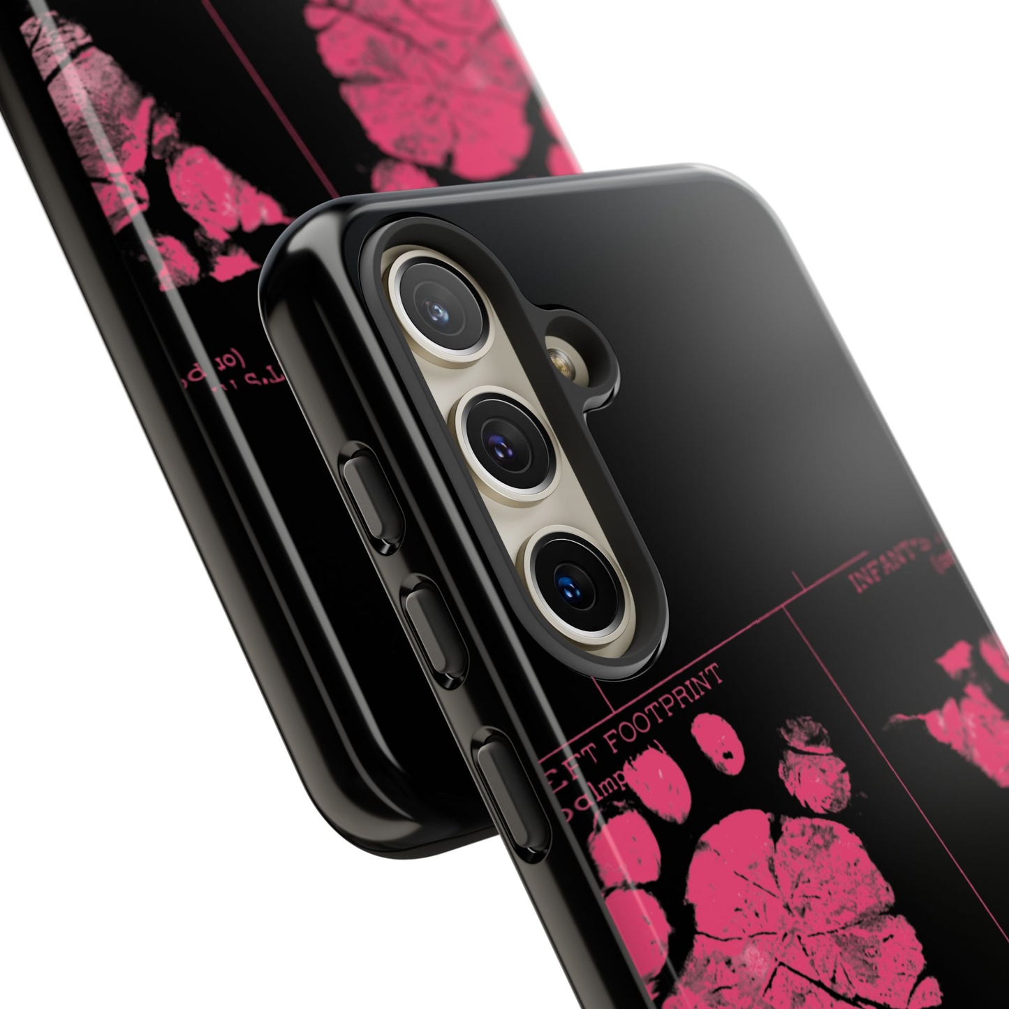 Protective Phone Case – Mom’s Little Pink Footprints